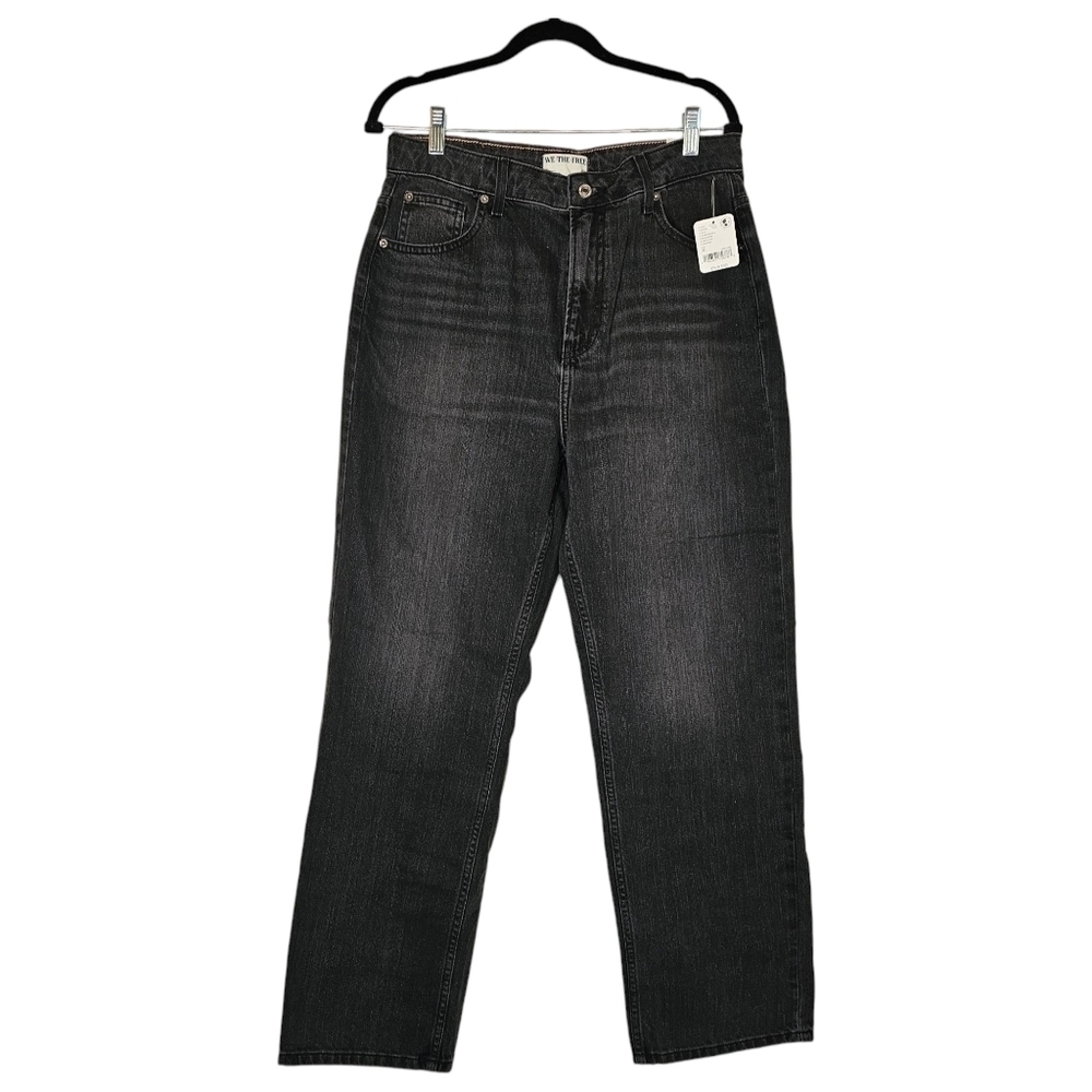 FREE PEOPLE Pacifica Straight Leg Jeans in Worn Black•Size 31•NWT - Picture 11 of 15